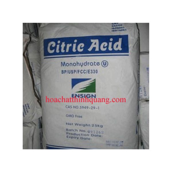 Acid Citric Anhydrous - Công Ty CP TM Và SX Hóa Chất Thiết Bị Thịnh Quang